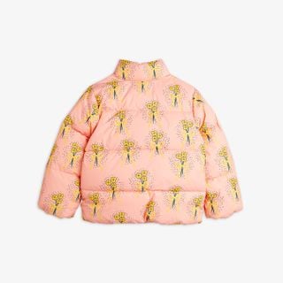 Winter Flowers Puffer Jacket