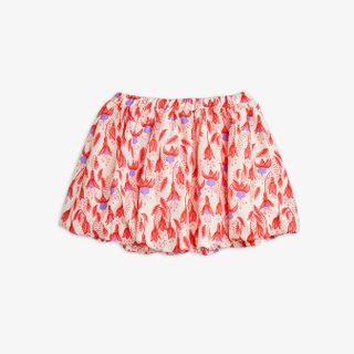 Fuchsia Woven Balloon Skirt