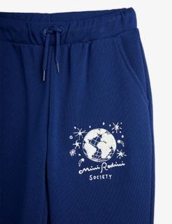 Mini Rodini Society Broderade Sweatpants