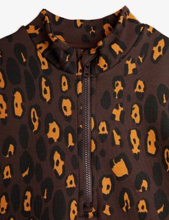 Leopard Brushed Dress