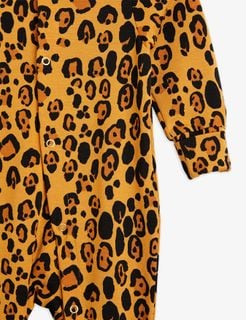 Basic Leopard Baby Jumpsuit