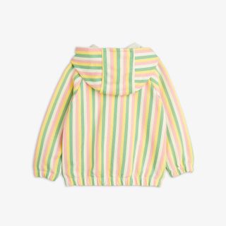 Pastel Stripe Zip Hoodie