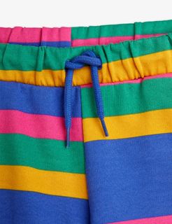 Blue Stripe Sweatshorts