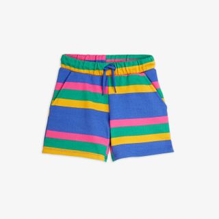 Blue Stripe Sweatshorts