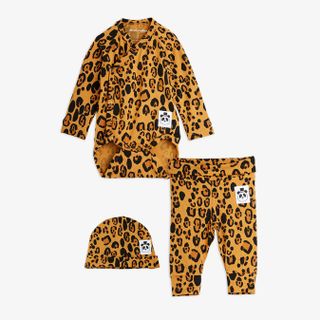 Basic Leopard Set för Nyfödd