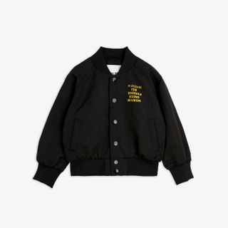 Besesaka Satin Baseball Jacket