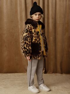 Leopard Faux Fur Jacket