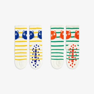 Cats 2-pack anti-slip socks