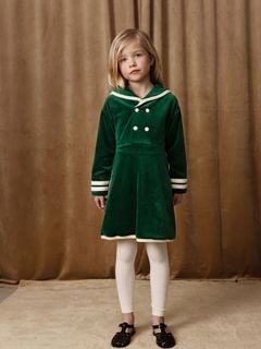 Sailor Velour Dress