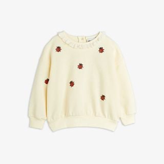 Ladybug sweatshirt med spets