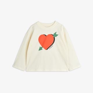 Arrowed heart long sleeve T-shirt 