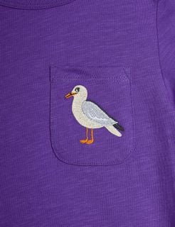 Seagull pocket T-shirt 