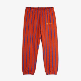 Vertical stripe sweatpants