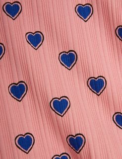 Outlined hearts leggings