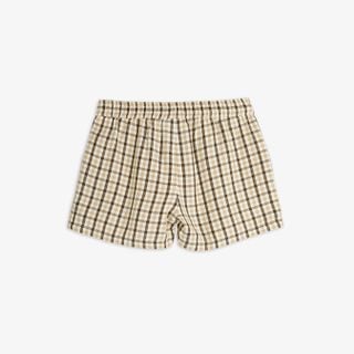 Gingham vävda shorts