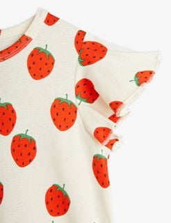 strawberries wing dress