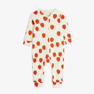 Strawberries baby jumpsuit