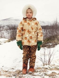 Mammoths hooded puffer jacket