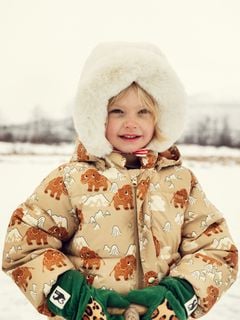 Mammoths hooded puffer jacket