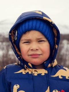 Dinos hooded puffer jacket 