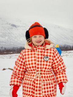 Ritzratz gingham heavy puffer jacket