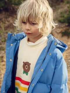 Solid heavy puffer jacket