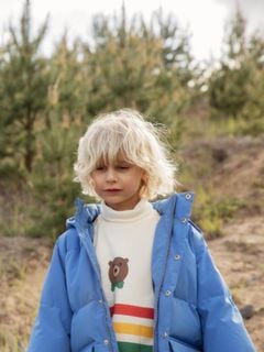 Solid heavy puffer jacket