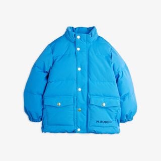 Solid heavy puffer jacket