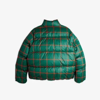 Plaid puffer jacket adult