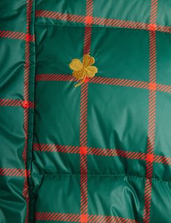 Plaid puffer jacket adult