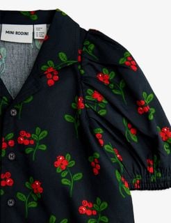 Lingonberries woven blouse