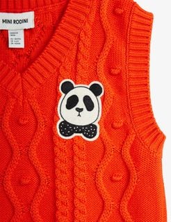 Panda cable knit slipover