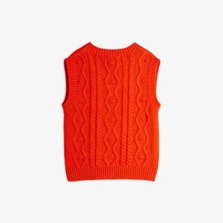 Panda cable knit slipover