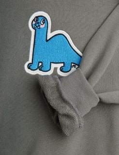 Dino patch sweatshirt