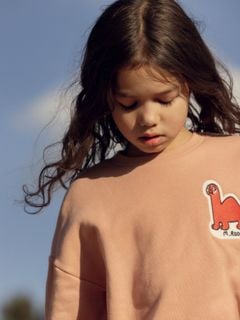 Dino patch sweatshirt