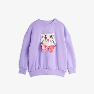 Cat chenille sweatshirt