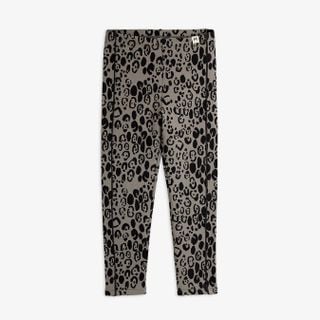 Leopard brushed jersey leggings