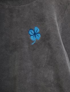Clover velour dress