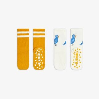 Bird 2-pack anti-slip socks