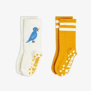 Bird 2-pack anti-slip socks
