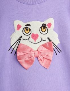 Cat chenille sweatdress