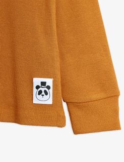 Modal rib long sleeve T-shirt