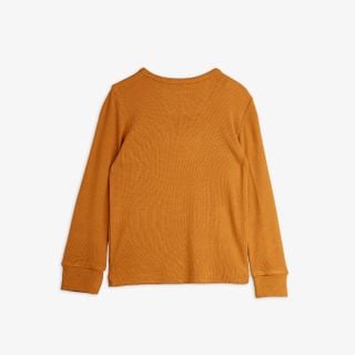 Modal rib long sleeve T-shirt