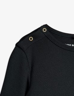 Modal rib long sleeve T-shirt 