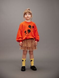 Dotted tulle skirt