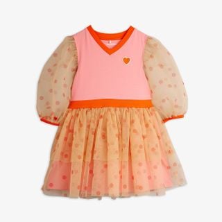 Dotted tulle dress