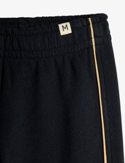 Plain piping sweatpants