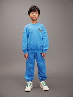 Dog embroidered sweatpants