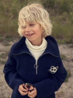 Modal rib turtleneck