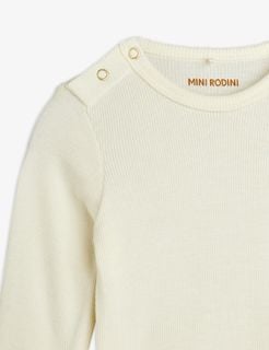 Modal rib long sleeve bodysuit